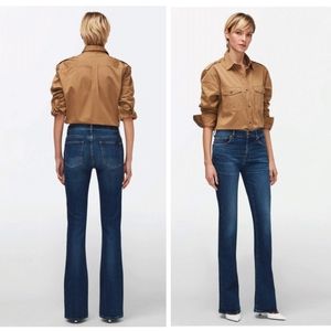 7 For All Mankind Blue Boot Cut Jeans